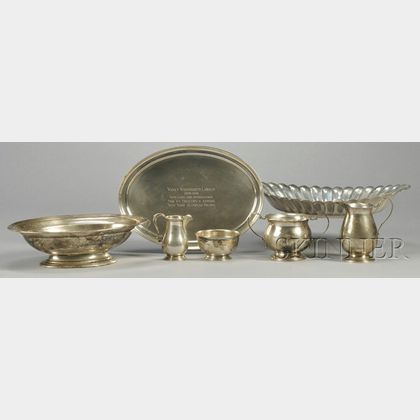 Group of Sterling Tableware Items