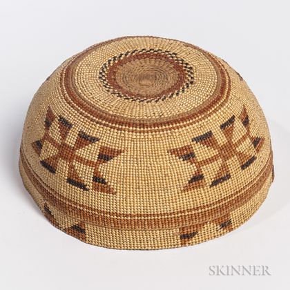 Hupa Woman's Basketry Cap
