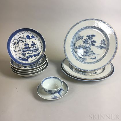Ten Pieces of Nanking Export Porcelain