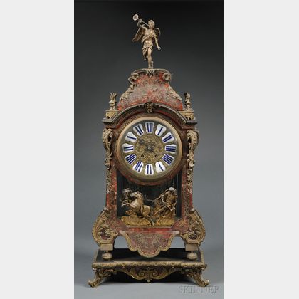 French Boulle and Ormolu Bracket Clock