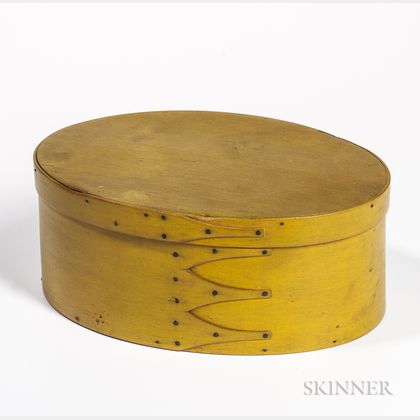 Shaker Yellow-painted Pantry Box