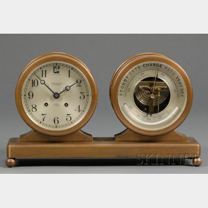 Clock and Barometer Desk Set by Chelsea