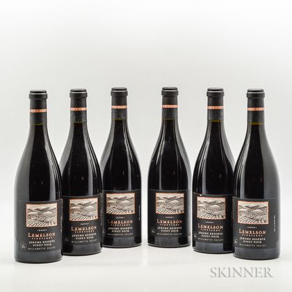 Lemelson Vineyard Jerome Vineyard Pinot Noir Reserve 2000, 6 bottles 