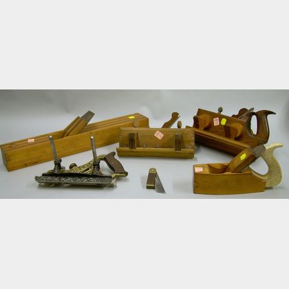 Six Woodworking Planes and Tools