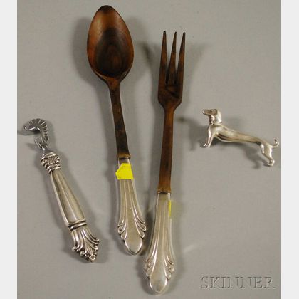 Four Miscellaneous Pieces of Tableware