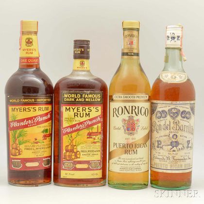 Mixed Rum, 1 quart bottle 1 4/5 quart bottle 2 750ml bottles 