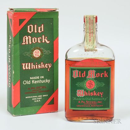Old Mork 17 Years Old 1916, 1 pint bottle (oc) 