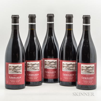 Lemelson Vineyard Stermer Vineyard Pinot Noir 2001, 5 bottles 