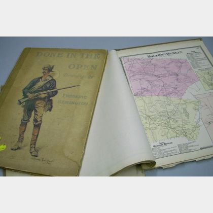 Done in the Open, Drawings by Frederic Remington and Atlas of Worcester County Mass.