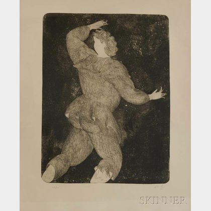 Sandro Chia (Italian, b. 1946) Three Works: The Butcher , The Painter