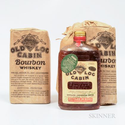 Old Log Cabin Bourbon, 2 pint bottles Spirits cannot be shipped. Please see http://bit.ly/sk-spirits for more info. 