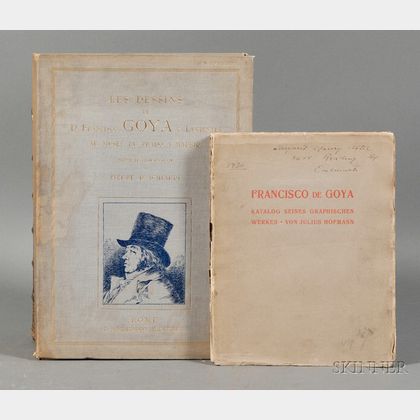 (Goya, Francisco de (1746-1828),Fine Art Monographs),Two Titles in Four Volumes