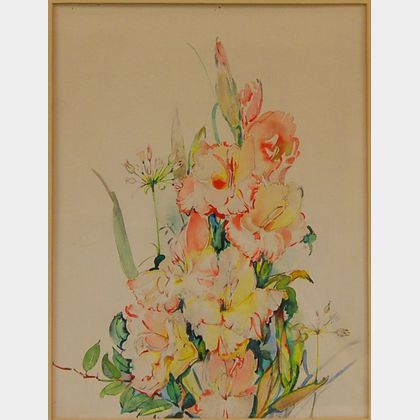 Elizabeth Hamilton Thayer Huntington (American, 1878-1963) Floral Still Life.