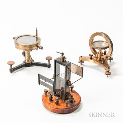 Three Early 20th Century Scientific Apparatus