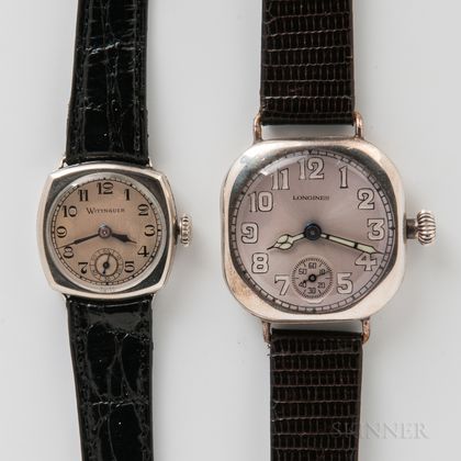 Longines and Wittnauer Manual-wind Wristwatches