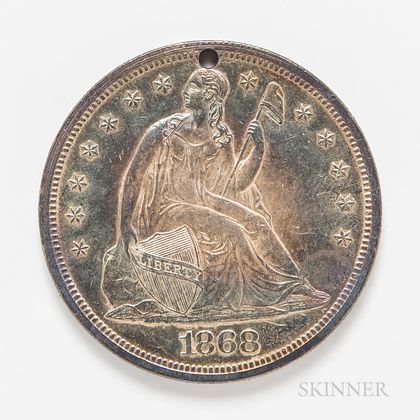 1868 Seated Liberty Proof Dollar
