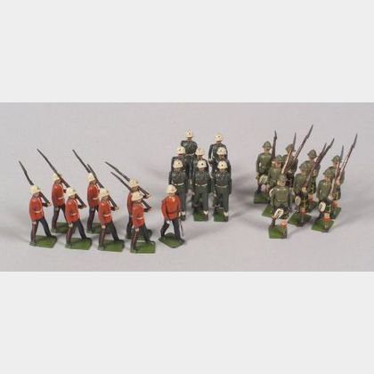 Britains Lead Military Figures Nos. 1633, 1901, and 2021