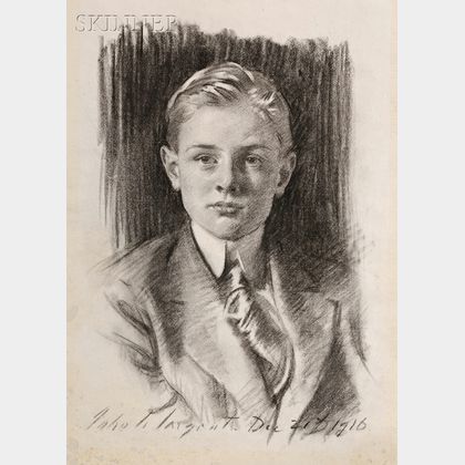 John Singer Sargent (American, 1856-1925) Portrait of Henry L. Higginson II