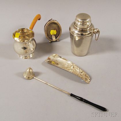 Five Small Sterling Silver Items