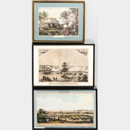 Three Framed Civil War Prints