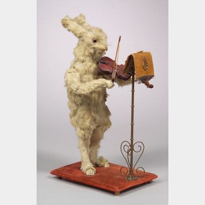 Roullet et Decamps Rabbit Violinist Automaton