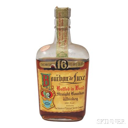 Bourbon Deluxe 16 Years Old 1917, 1 pint bottle 