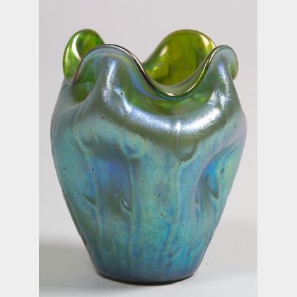Art Nouveau Glass Vase