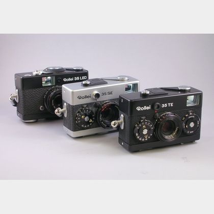 Three Rollei 35 Cameras