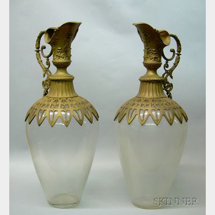 Pair of Egyptian Revival Show Globes