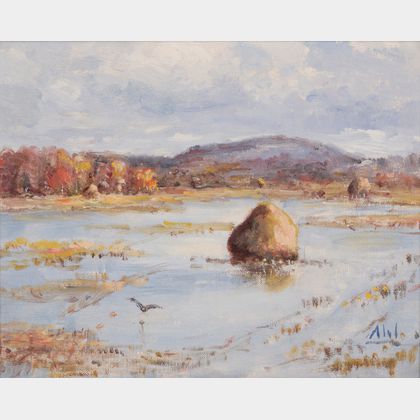 Henry Hammond Ahl (American, 1869-1953) Marsh View