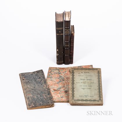 Four Historical Works and Two Manuscript Account Book/Ledger Name Indexes.