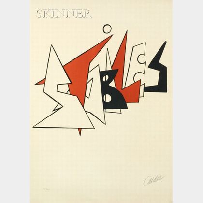 Alexander Calder (American, 1898-1976) Stabiles