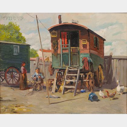 Abbott Fuller Graves (American, 1859-1936) The Caravan