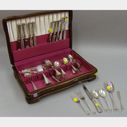 Wallace Sterling Silver Partial Flatware Set for Twelve