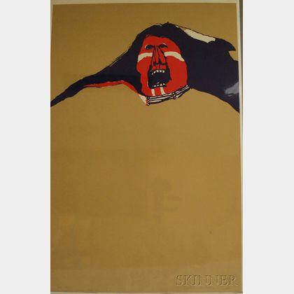 Fritz Scholder (American, 1937-2005) Red Indian