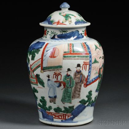 Wucai Covered Jar
