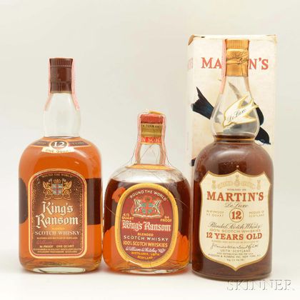 Mixed Scotch, 2 1-quart bottles 3 4/5-quart bottles 1 750ml bottle 