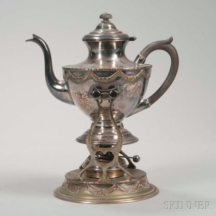 Sheffield Silver-plated Kettle-on-stand