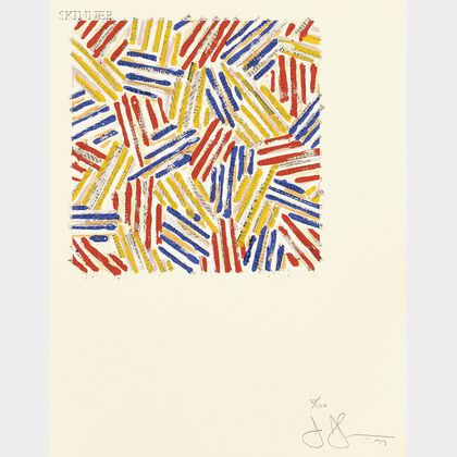 Jasper Johns (American, b. 1930) Untitled