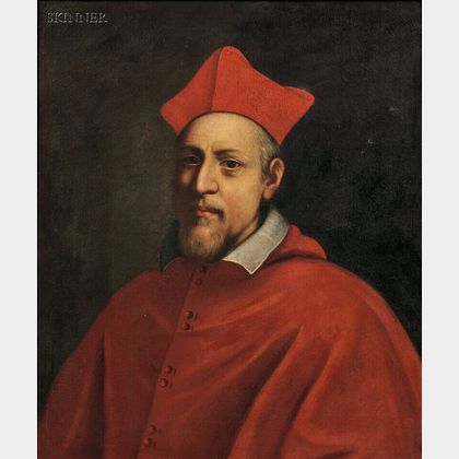 Italian School, 16th Century Style Portrait of a Cardinal
