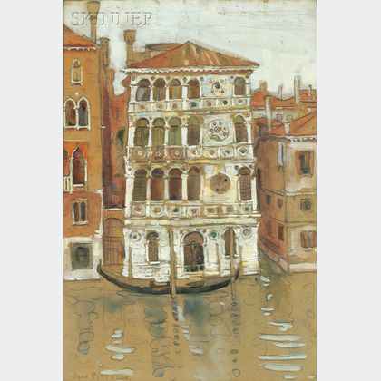 Jane Peterson (American, 1876-1965) Palazzo Dario, Venice