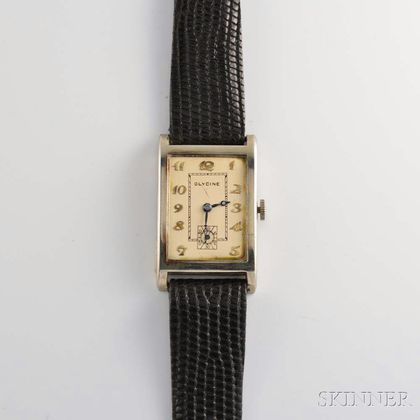 Glycine 18kt White Gold Manual-wind Wristwatch