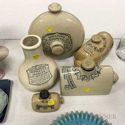 Five Royal Doulton Ceramic Warmers and Inhalers