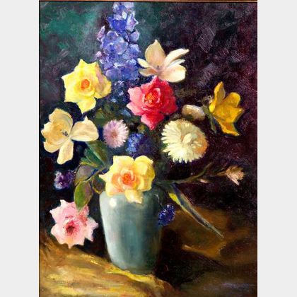 Attributed to Marguerite Stuber Pearson (American, 1898-1978) Floral Still Life