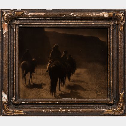 Edward Curtis (American, 1868-1952) Oratone Photograph, The Vanishing Race 