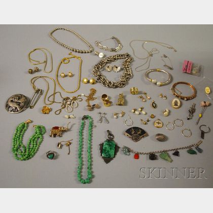 Group of Assorted Silver and Costume Jewelry