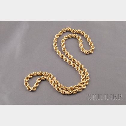 14kt Gold Ropetwist Chain