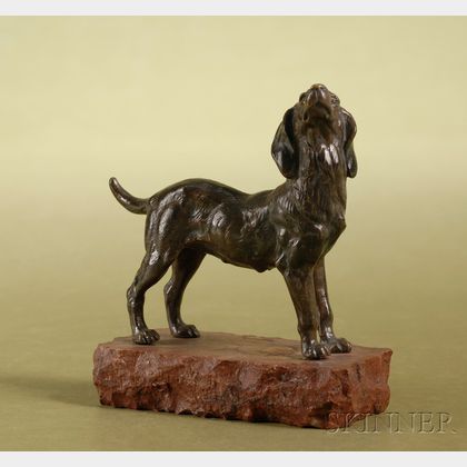 French Bronze Figure of a Hound
