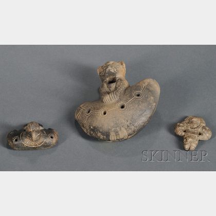 Three Pre-Columbian Pottery Items
