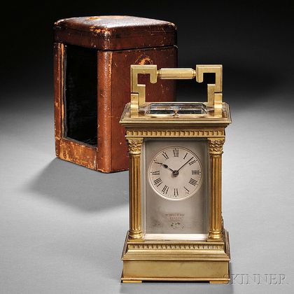 William Bond & Son Carriage Clock